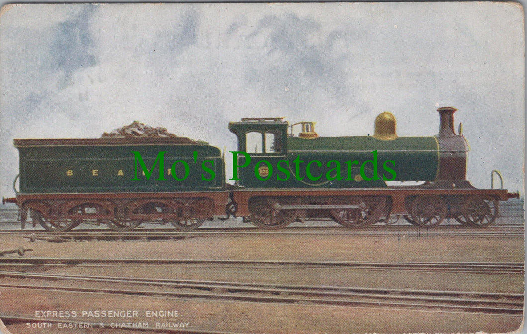 Railway Postcard - Express Passenger Engine