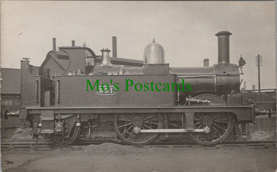 Railway Postcard, Train Engine No 551