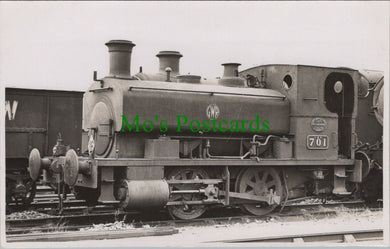 Railway Postcard, G.W.R.Train Engine No 701