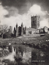 Load image into Gallery viewer, Wales Postcard - The Cathedral, St David&#39;s, Pembrokeshire - Mo’s Postcards 
