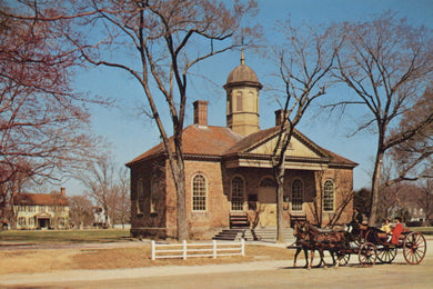 America Postcard - Courthouse of 1770, Williamsburg, Virginia - Mo’s Postcards 