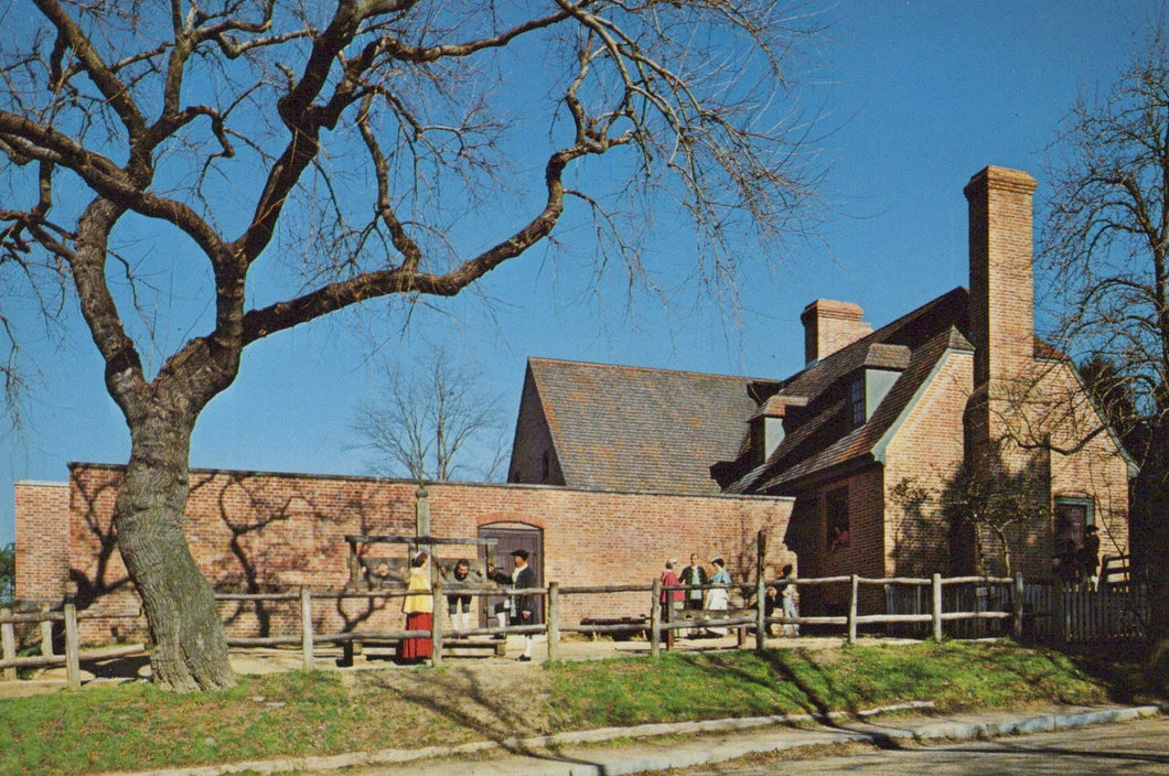 America Postcard - The Public Gaol, Williamsburg, Virginia - Mo’s Postcards 