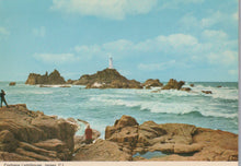 Load image into Gallery viewer, Channel Islands Postcard - Corbiere Lighthouse, Jersey - Mo’s Postcards 
