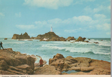 Channel Islands Postcard - Corbiere Lighthouse, Jersey - Mo’s Postcards 