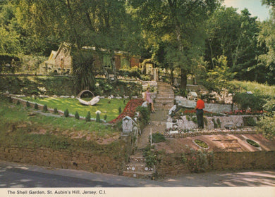 Channel Islands Postcard - The Shell Garden, St Aubin's Hill, Jersey - Mo’s Postcards 