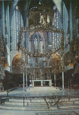 Spain Postcard - Palma De Mallorca - La Catedral - Interior - Mo’s Postcards 