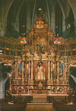 Spain Postcard - Palma De Mallorca - Saint Francis Basilica - Main Altar - Mo’s Postcards 