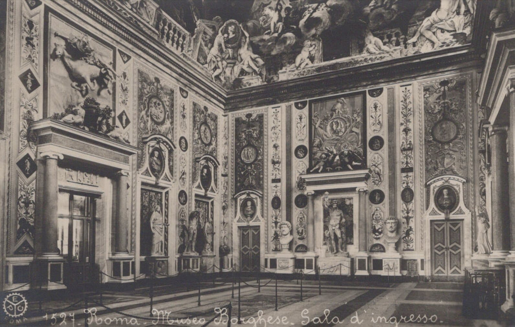 Italy Postcard - Rome / Roma - Museo Borghese - Sala d'Ingresso - Mo’s Postcards 