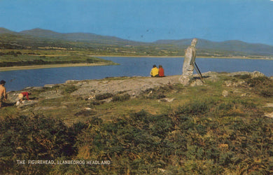 Wales Postcard - The Figurehead, Llanbedrog Headland,1966 - Mo’s Postcards 