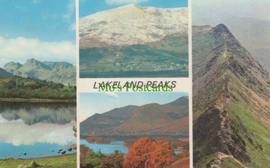 Cumbria Postcard - View of The Lakeland Peaks - Mo’s Postcards 