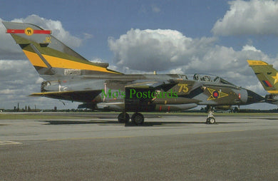 Military Aviation Postcard - BAe Tornado GR.1 of 27 Squadron, RAF - RAF Brize Norton, 1990 - Mo’s Postcards 