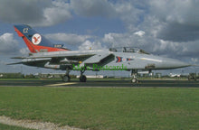 Load image into Gallery viewer, Military Aviation Postcard - BAe Tornado F.3 of 23 Squadron, RAF - RAF Brize Norton, 1990 - Mo’s Postcards 
