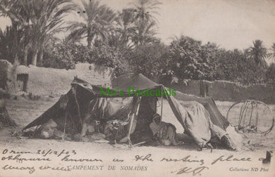 Algeria Postcard - Campement De Nomades, Oran, 1903 - Mo’s Postcards 