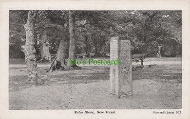 Hampshire Postcard - Rufus Stone, The New Forest - Mo’s Postcards 