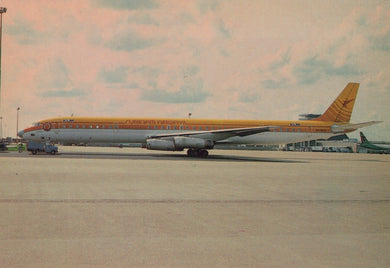 Aviation Postcard - DC-8-63 Surinam Airways PH-DEM Aeroplane - Mo’s Postcards 