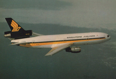 Aviation Postcard - McDonnel Douglas DC-10-30 Singapore Airlines Aeroplane - Mo’s Postcards 