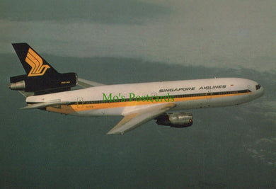 Aviation Postcard - McDonnel Douglas DC-10-30 Singapore Airlines Aeroplane - Mo’s Postcards 