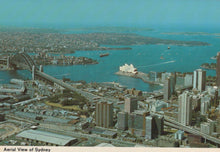 Load image into Gallery viewer, Australia Postcard - Aerial View of Sydney - Mo’s Postcards 
