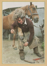 Load image into Gallery viewer, Traditional Crafts Postcard - Farrier Shoeing Horse - Mo’s Postcards 
