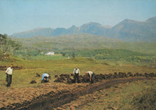 Load image into Gallery viewer, Scotland Postcard - Peat Workings Below Quinog, Sutherland - Mo’s Postcards 
