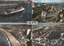 Load image into Gallery viewer, France Postcard - Views of Dieppe, Normandy - Mo’s Postcards 
