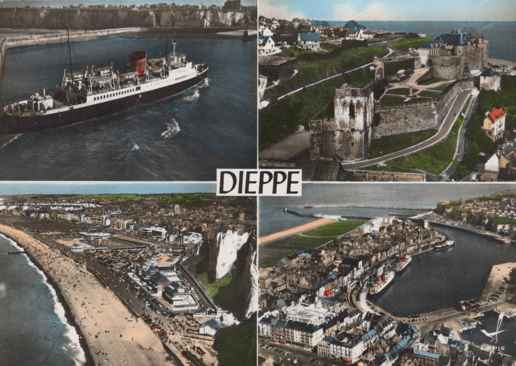 France Postcard - Views of Dieppe, Normandy - Mo’s Postcards 