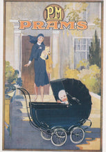 Load image into Gallery viewer, Advertising Postcard - PM Prams - Vintage Advertising - Mo’s Postcards 
