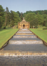 Load image into Gallery viewer, Derbyshire Postcard - The Cascade, Chatsworth House - Mo’s Postcards 
