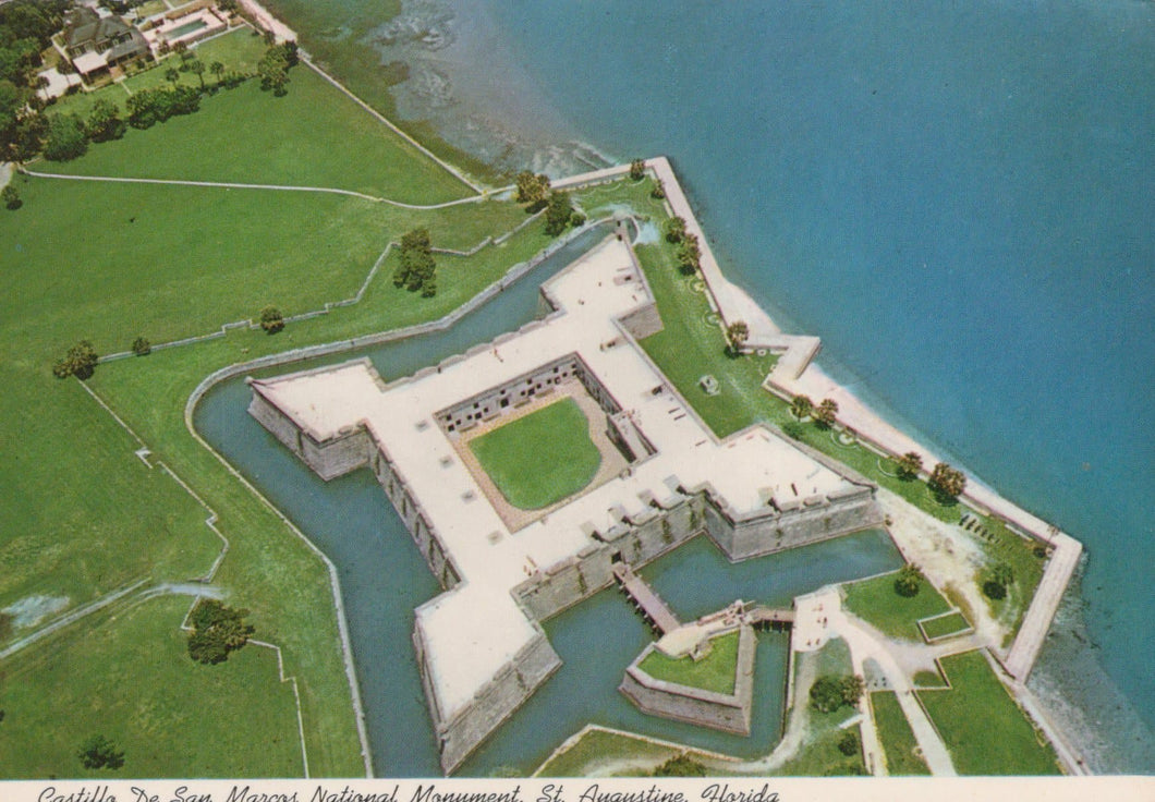 America Postcard - Castillo De San Marcos National Monument, St Augustine, Florida - Mo’s Postcards 