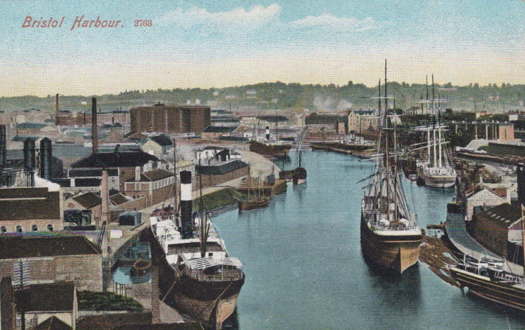 Bristol Postcard - Bristol Harbour - Mo’s Postcards 