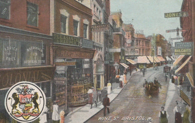 Bristol Postcard - Wine Street, Bristol, 1907 - Mo’s Postcards 