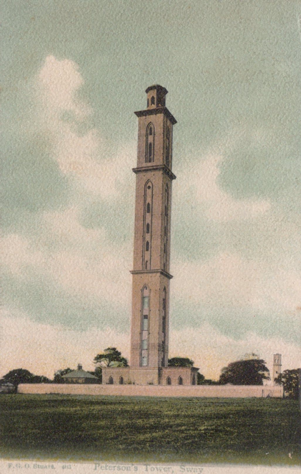Hampshire Postcard - Peterson's Tower, Sway - Mo’s Postcards 