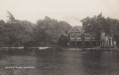 Bedfordshire Postcard - Chetham & Sons, River Ouse, Bedford - Mo’s Postcards 