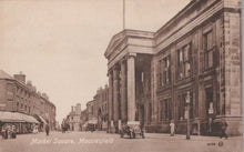Load image into Gallery viewer, Cheshire Postcard - Market Square, Macclesfield - Mo’s Postcards 
