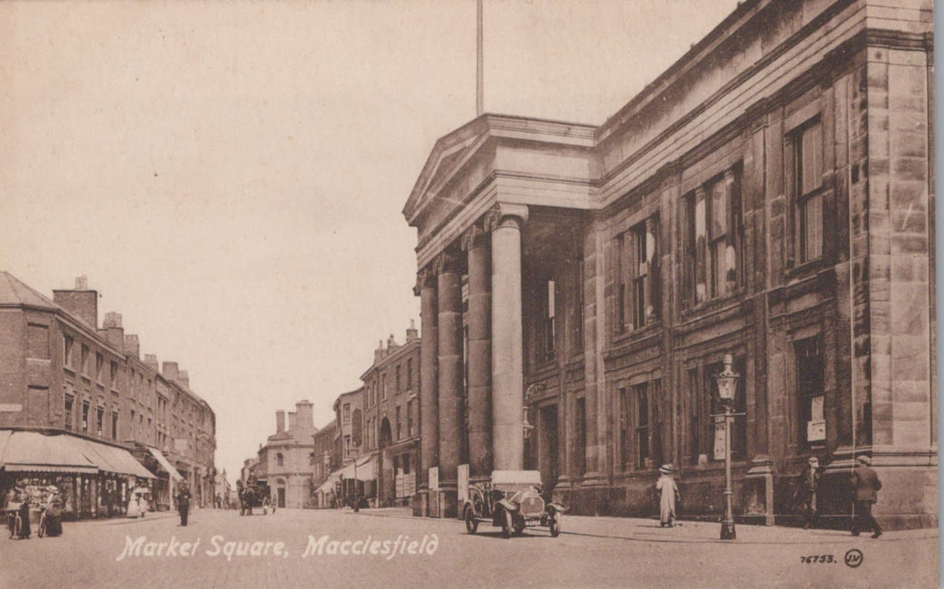 Cheshire Postcard - Market Square, Macclesfield - Mo’s Postcards 