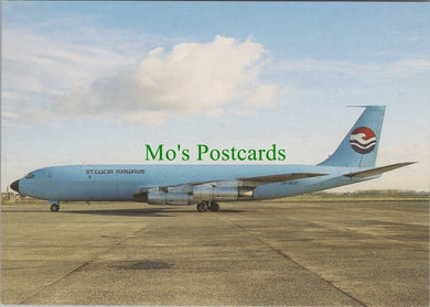 Aviation Postcard - St Lucia Airways Boeing 707