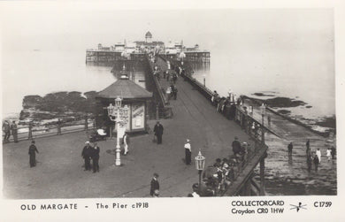 Kent Postcard - Old Margate - The Pier c1918 - Mo’s Postcards 