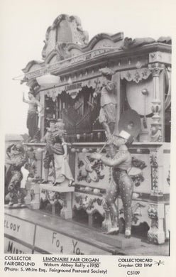 Fairground Postcard - Limonaire Fair Organ, Woburn Abbey Rally c1950 - Mo’s Postcards 