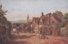 Load image into Gallery viewer, Kent Postcard - Artist View of Riverhead, Sevenoaks - Mo’s Postcards 
