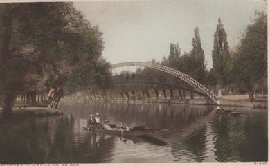 Bedfordshire Postcard - Bedford Suspension Bridge - Mo’s Postcards 